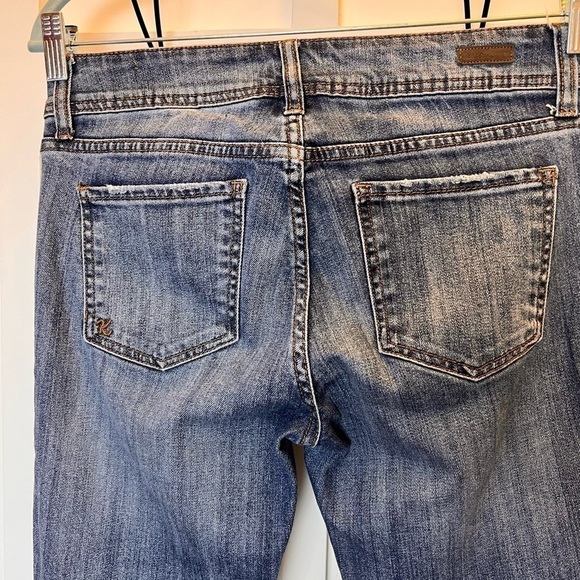 Kut From The Kloth Jeans Womens Distressed Cameron Straight Leg 31 X 28 No Tags - Picture 10 of 10